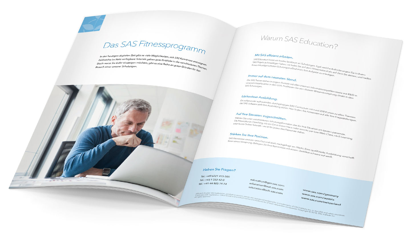 P12 Werbeagentur Heidelberg Referenz SAS Education Anwender Inhalt